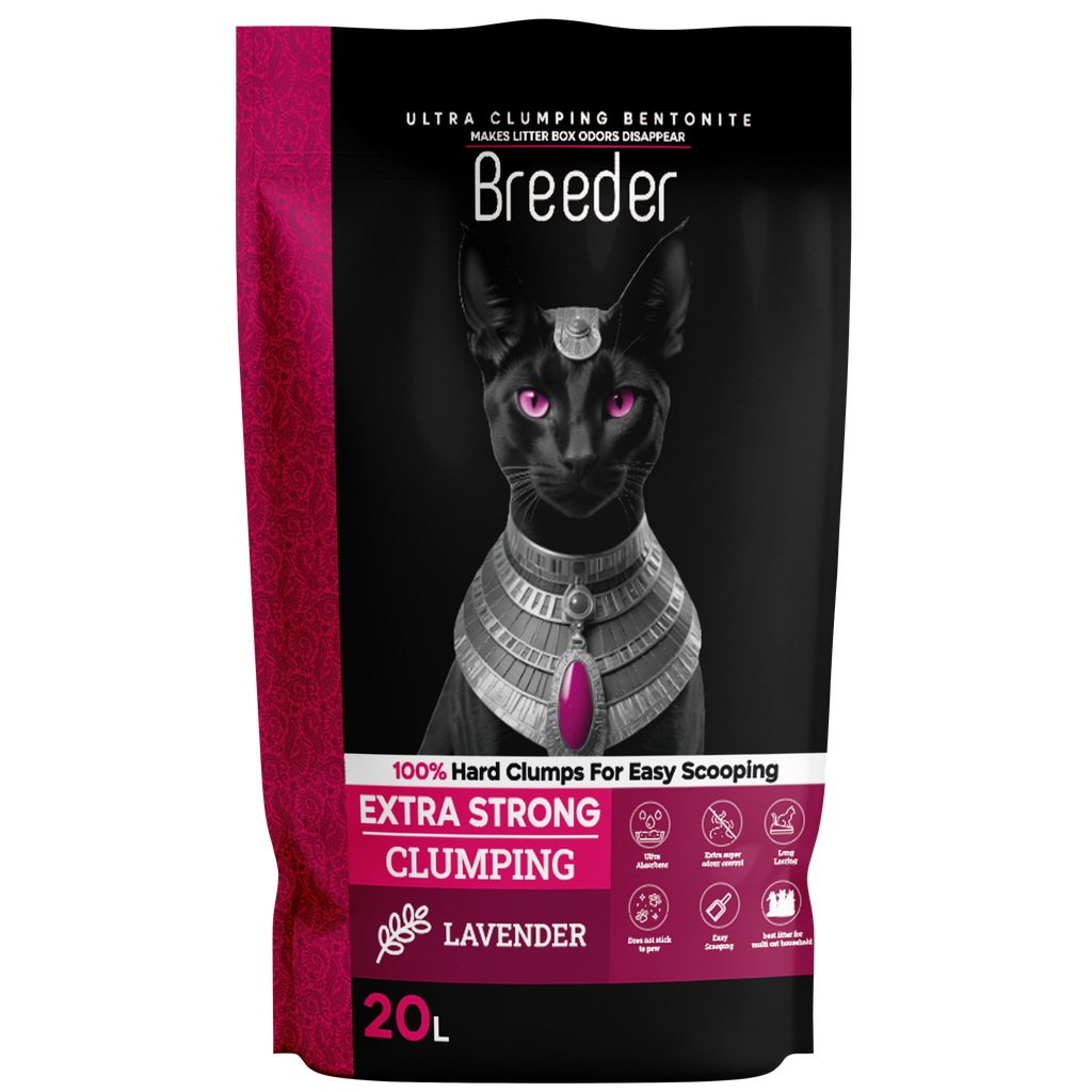 [2832] Cat litter Breeder CAT Brown Sand Clumping 20 L Lavender