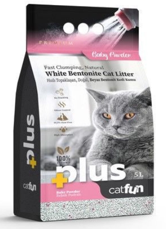 [2113] Cat litter Cat Fun CAT White cat litter Baby Powder 5 L
