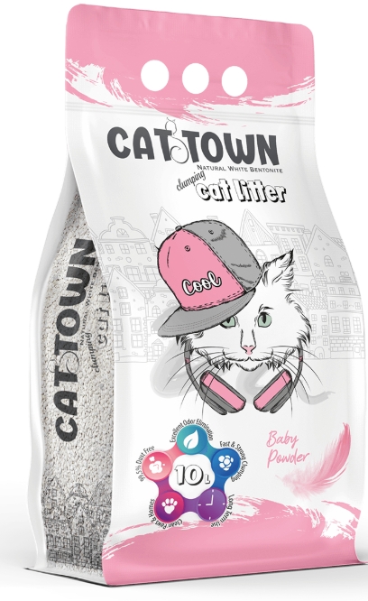 [2329] Cat litter Cattown CAT White Cat Litter Baby Powder 10 L