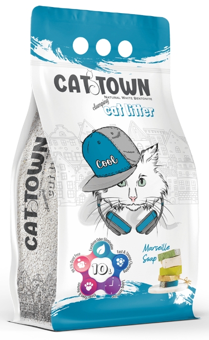 [2330] Cat litter Cattown CAT White Cat Litter Marseille Soap 10 L
