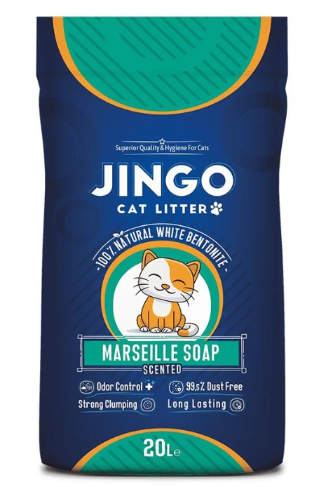 [2298] Cat litter Jingo CAT White cat litter Marseille Soap 20 L