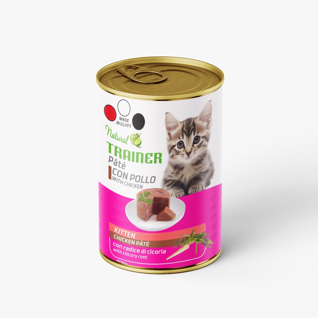 [2414] Wet Food Trainer cat  can food kitten chicken 400 gm
