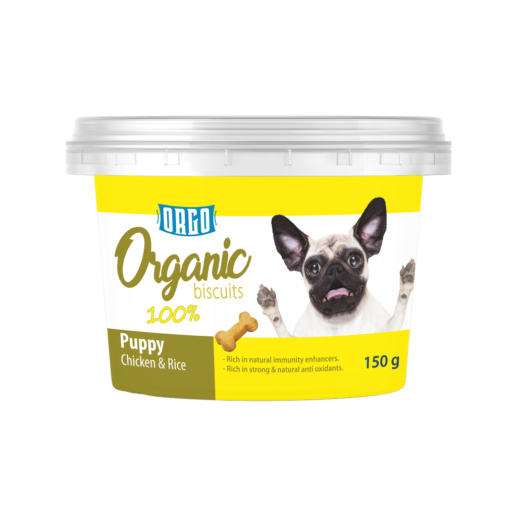 [1453] biscuits orgo DOG Puppy Chicken 150 gm
