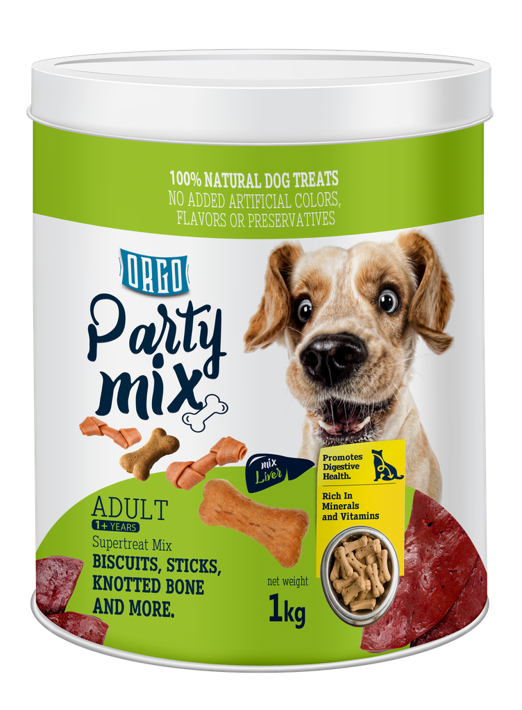[1669] biscuits orgo DOG partly mix liver 1 kg