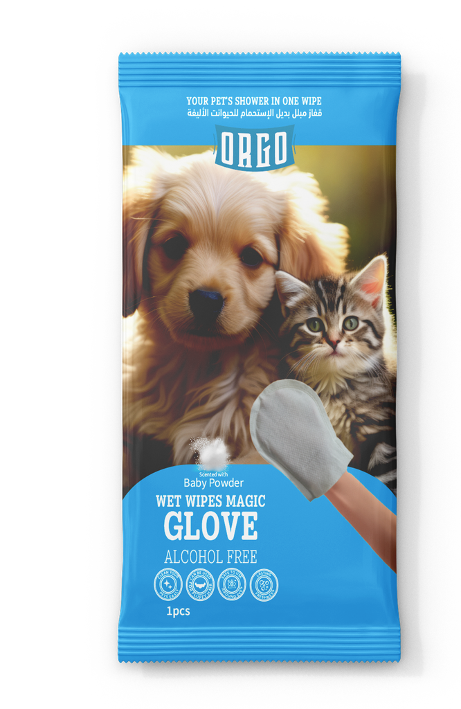 [2184] cosmatics orgo CAT Glove For Pets Baby Powder