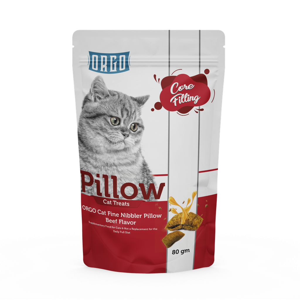 [2029] treats orgo CAT Pillow 80 gm  Beef