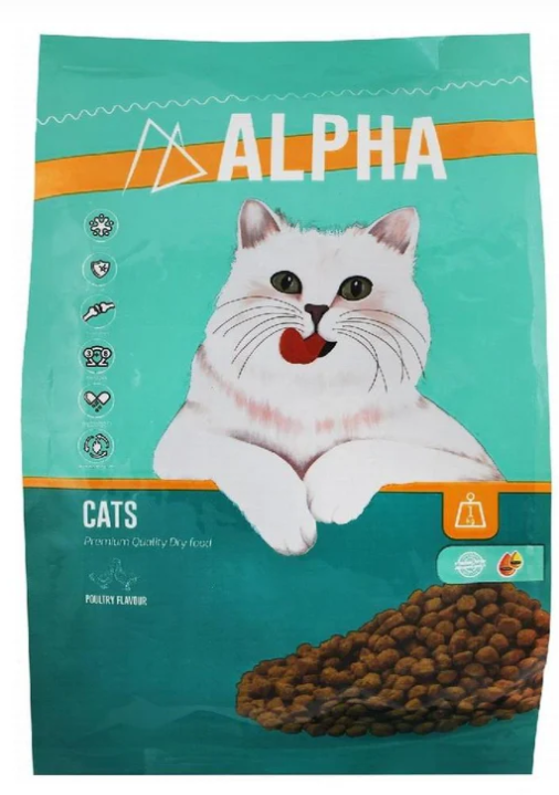 [8000008] Alpha - Dry Food - For Adult Cats - 1 kg - Poultry
