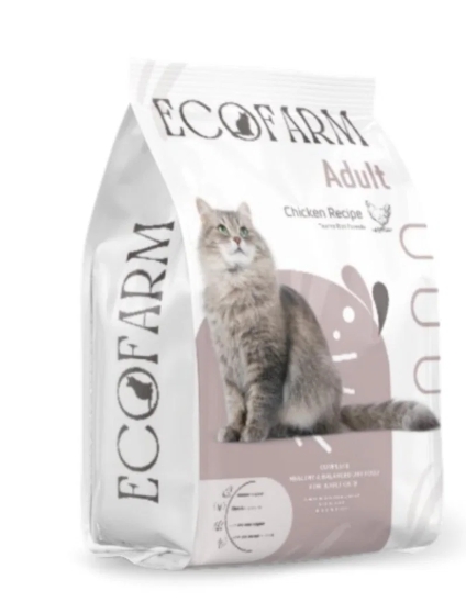 [8000009] Ecofarm - Dry Food - For Adult Cats - 18 kg - Chicken