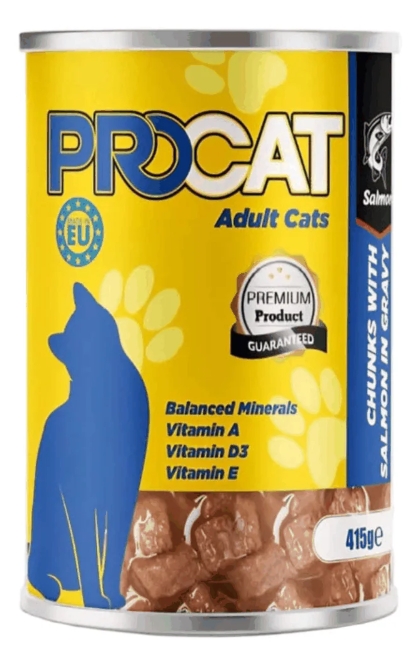 [8000014] Procat - Can 415 gm - Adult Cats - Salmon