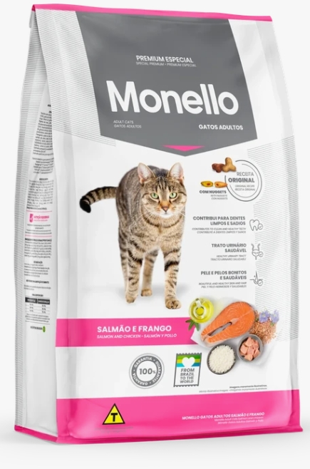[8000045] Monello - Dry Food - For Adult Cats - 15 kg - Salmon & Chicken