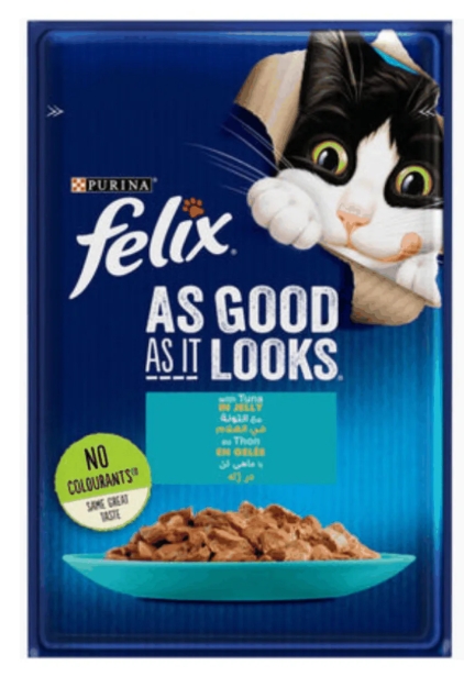 [8000061] Purina - Felix - For Adult Cats - Pouch 85 gm - With Tuna