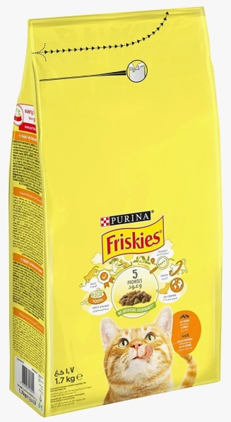 [8000071] Purina - Friskies - For Adult Cats - 1.7 kg - With Chicken