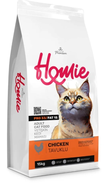 [8000190] Homie - Dry Food - Super Premium - For Adult Cats - 15 kg - Chicken