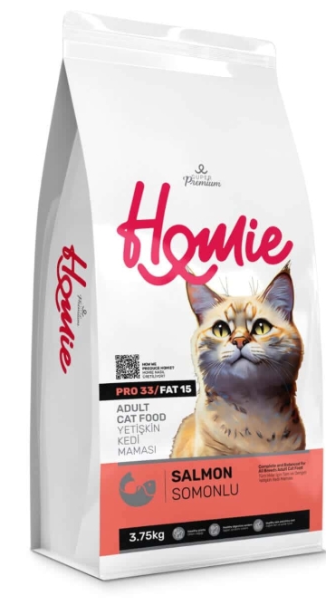 [8000192] Homie - Dry Food - Super Premium - For Adult Cats - 3.75 kg - Salmon