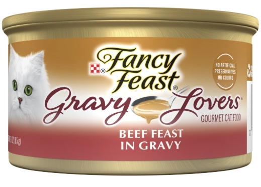 [8000219] Purina - Fancy Feast - Can 85 gm - For Adult Cats - Beef