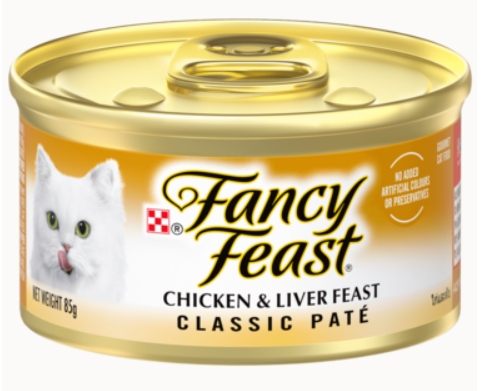 [8000220] Purina - Fancy Feast - Can 85 gm - For Adult Cats - Chicken & Liver