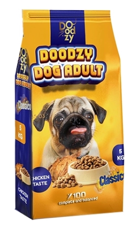 [8000256] Doodzy - Dry Food - For Adult Dogs - 5 kg - Chicken