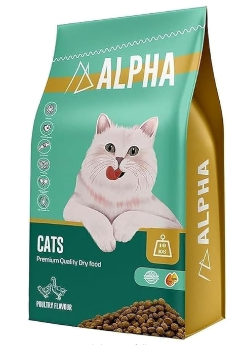 [8000267] Alpha - Dry Food - For Adult Cats - 10 kg - Poultry