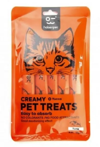 [8000337] Haisenpet - Cat Creamy Treat - 15 gm - 5 Pcs - Tuna