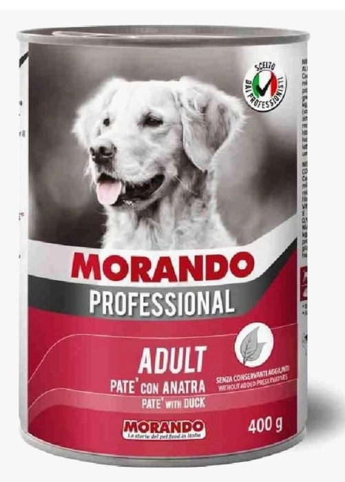 [8000383] Morando - Can 400 gm - Adult Dogs - Duck
