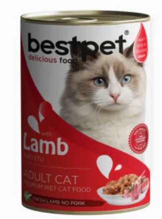 [8000385] Bestpet - Can 400 gm - Adult Cats - Lamb