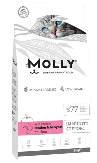 [8000398] MOLLY - Dry Food - For Cats - 2 kg - Mother & Babycat