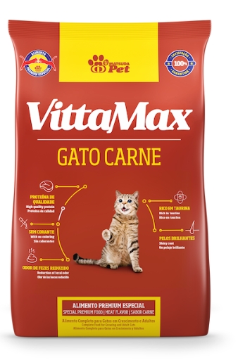 [8000406] VittaMax - Dry Food - For Cats - 25 kg - Gato Carne