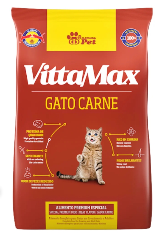 [8000408] VittaMax - Dry Food - For Cats - 1 kg - Gato Carne