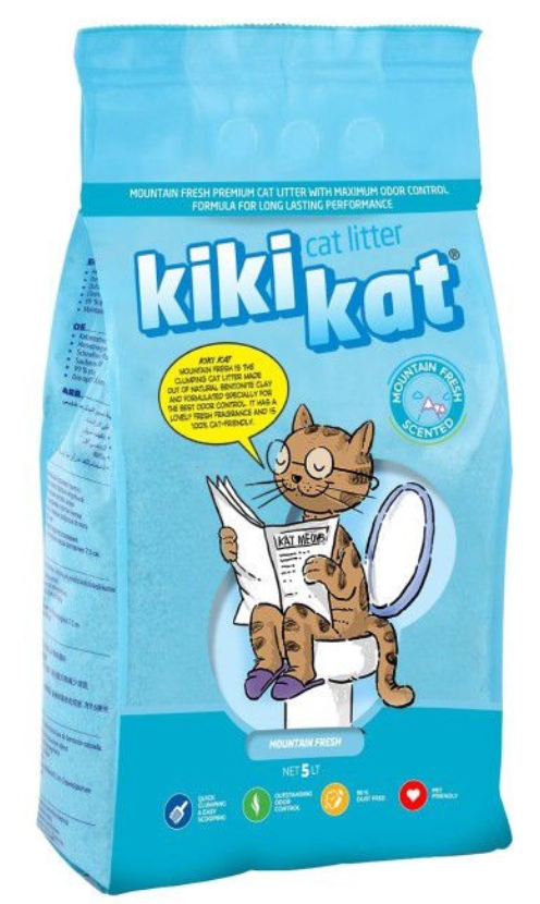 [8000472] KiKi Kat - Cat Litter - Mountain Fresh- 5 L