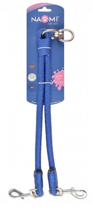 [YL107733] Naomi - Dog Leash Double - Blue - S