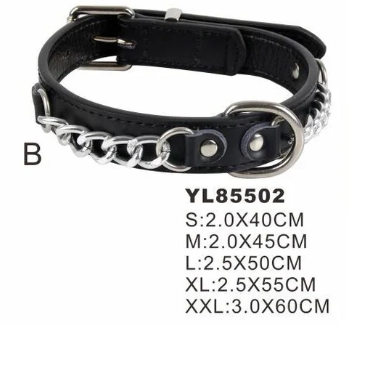 [YL85502-S B] Naomi - Dog Collar - Black - S