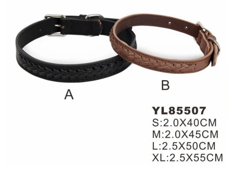 [YL85507-L A] Naomi - Dog Collar - Black - L