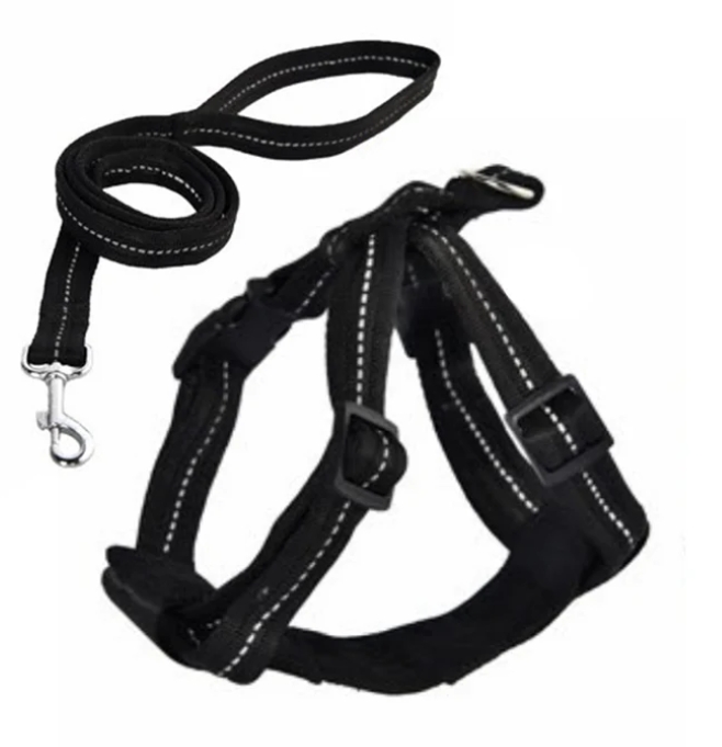 [YL117367-M] Naomi - Dog Harnees - Black - M