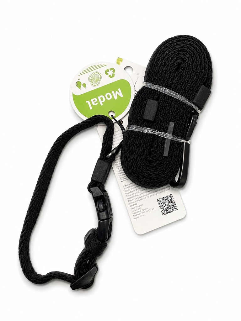 [8000566] Dogness - Modal - collar + Leash - S - Black