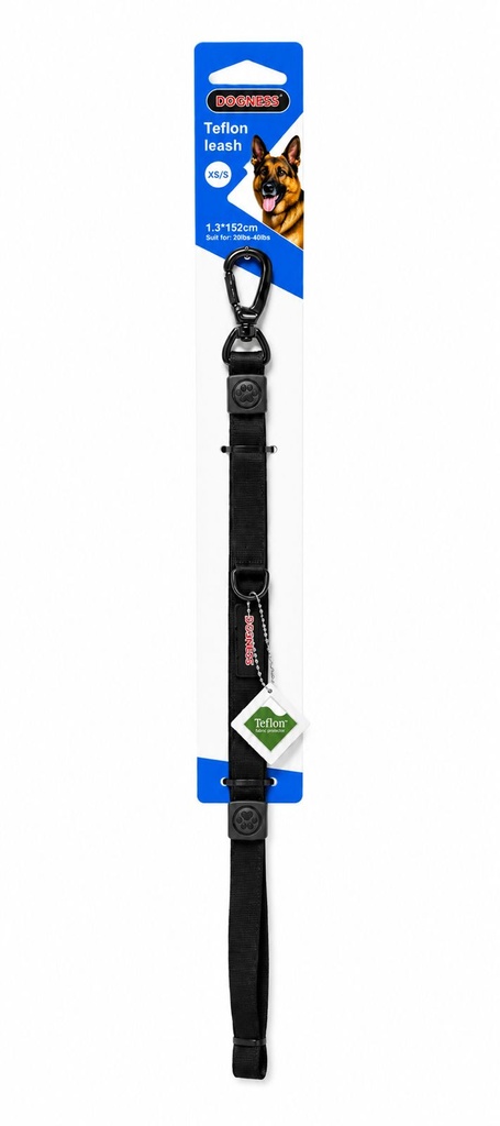 [8000583] Dogness - Elegant Leash - XS/S - Black