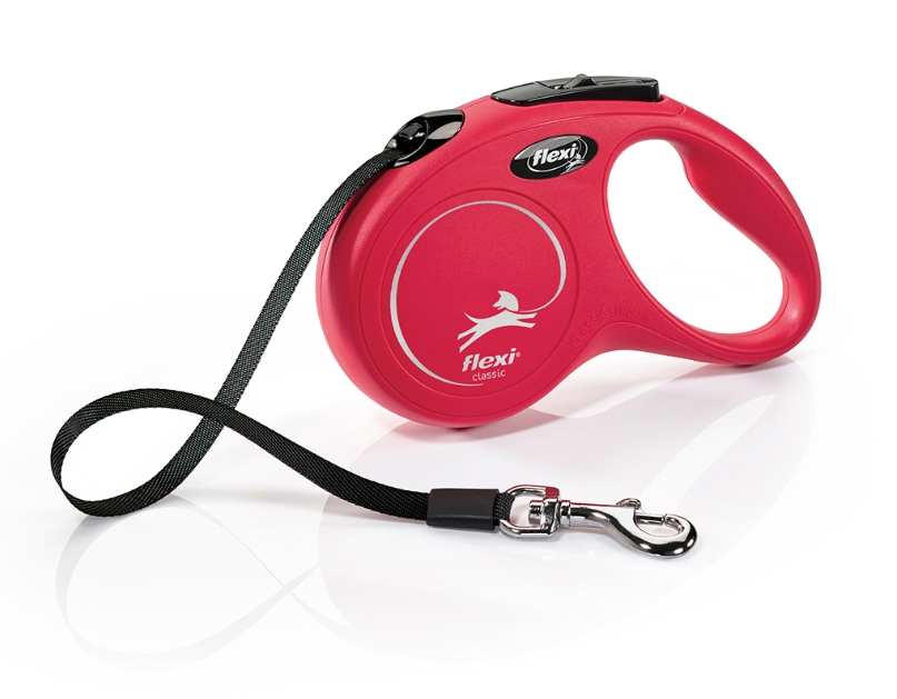 [8000606] Flexi - New Classic - XS - 3M Tape 12 Kg - Red