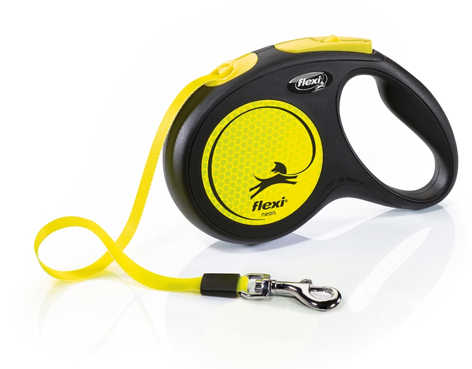 [8000622] Flexi - New Neon - S - 5M Tape 15 Kg - Yellow