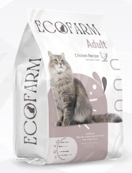 [8000651] Ecofarm - Dry Food - For Adult Cats - 4 kg - Chicken