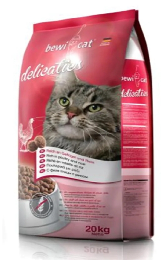 [8000668] Bewi Cat - Dry Food - 20 kg - Delicaties - Chicken