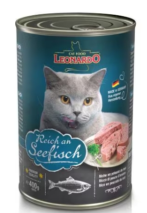 [8000672] Leonardo - Can 400 gm - Adult Cats - Seefisch