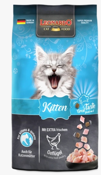[8000691] Leonardo - Dry Food - For Kitten & Queens - 300 gm