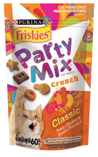 [8000732] Purina - Friskies - Party Mix - 60 gm - Tuna & Chicken