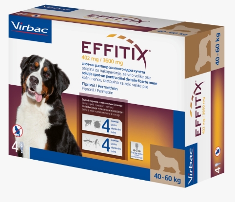 [8000754] Virbac - Spot On - Effitix TGN X4 (40-60 )