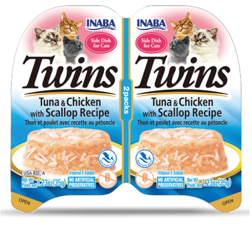 [8000807] Inaba - Twins - 35 gm - Tuna & Chicken With Scallop