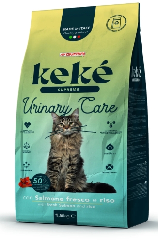 [8000855] KeKe - Dry Food - For Adult Cats - 1.5 kg - Supreme - Urinary Care
