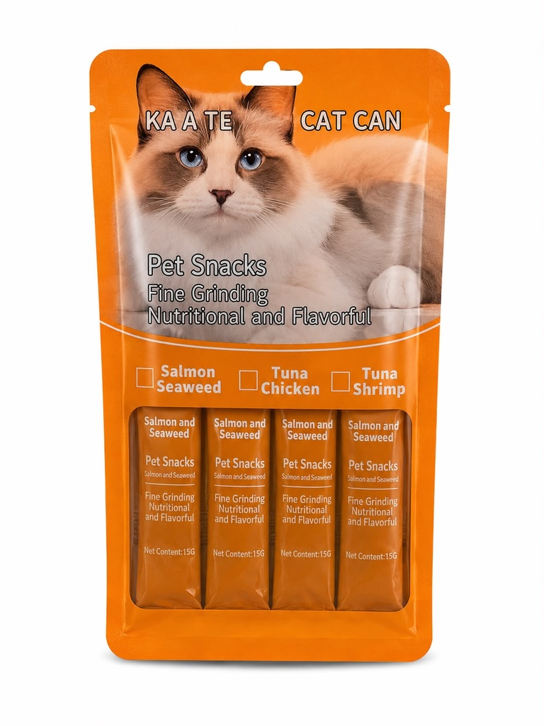 [T-K-TC  / 350918] KAATE - For Cats - Pouch 15 gm - Tuna Chicken - 10 pcs