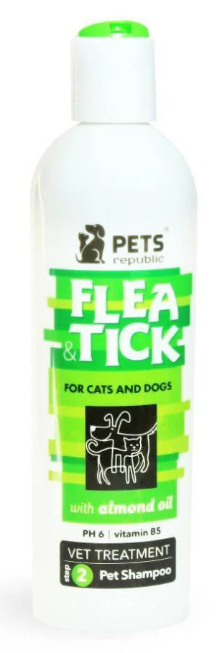 [ck - 00021] Pets Republic - Flea + Tick - With Almond Oil