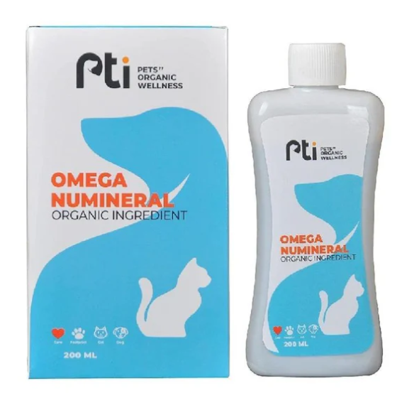 [pti-00005] Pti - Pets Organic Wellness - For Cats - Omega Numineral - 200 ml