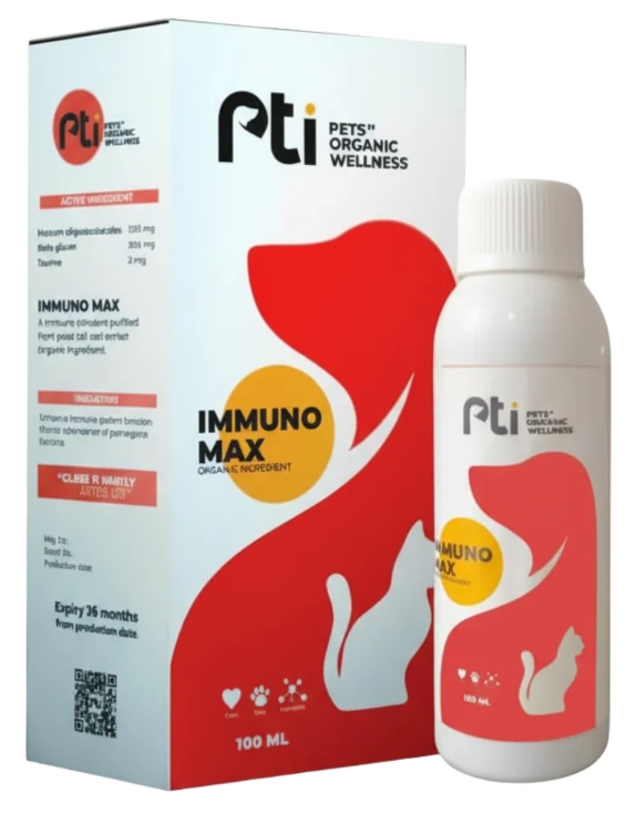 [pti-00007] Pti - Pets Organic Wellness - For Cats - Immuno Max - 100 ml
