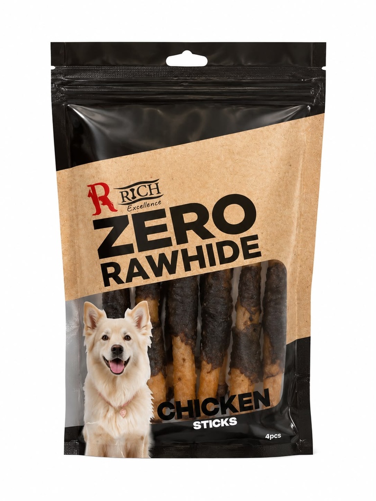 [90000] Zero Chicken Sticks 4 PCs with Chicken